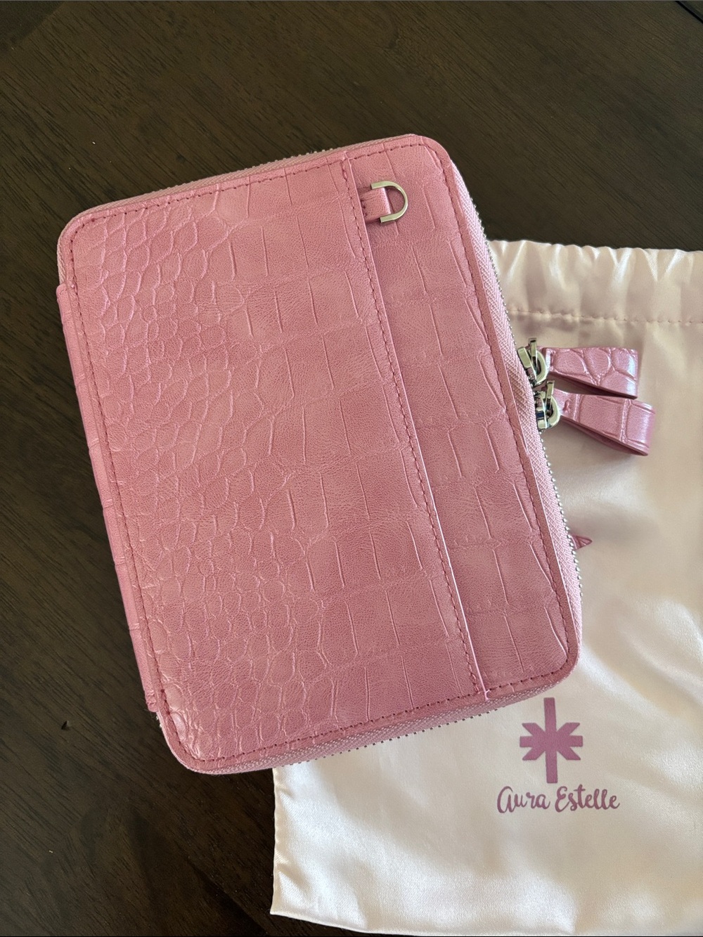 Aura Estelle A6 Zippy Planner Cover Pink Love at First Sight with Dust bag